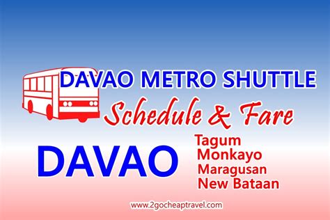 davao metro shuttle schedule|2024 Davao Metro Shuttle Bus Schedule & Routes .